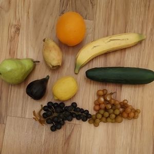 Faux Realistic Prop Food Vegetables Fruit Display Decor Large Rustic Life Like